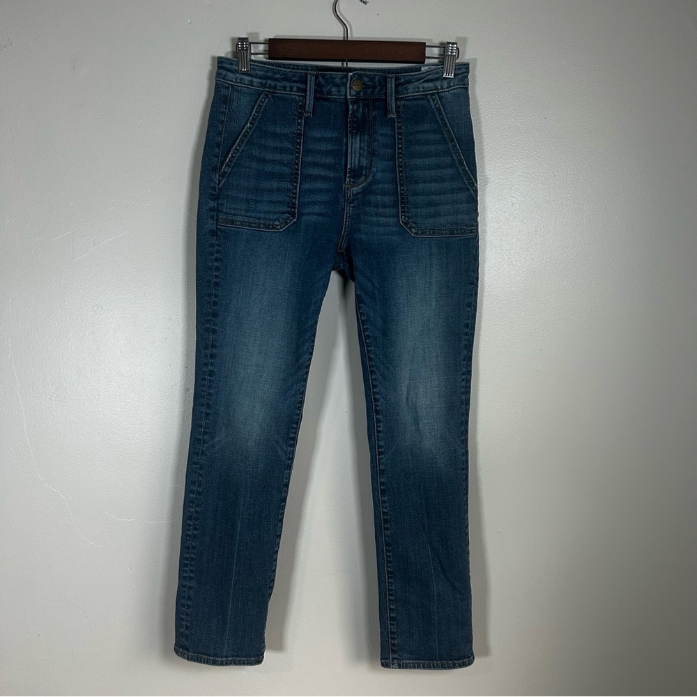 Driftwood Audrey High Rise Straight‎ Leg Jeans Medium Wash Womens Size 27